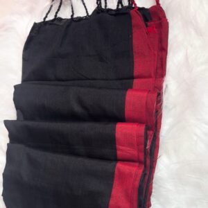 khadi cotton plain saree