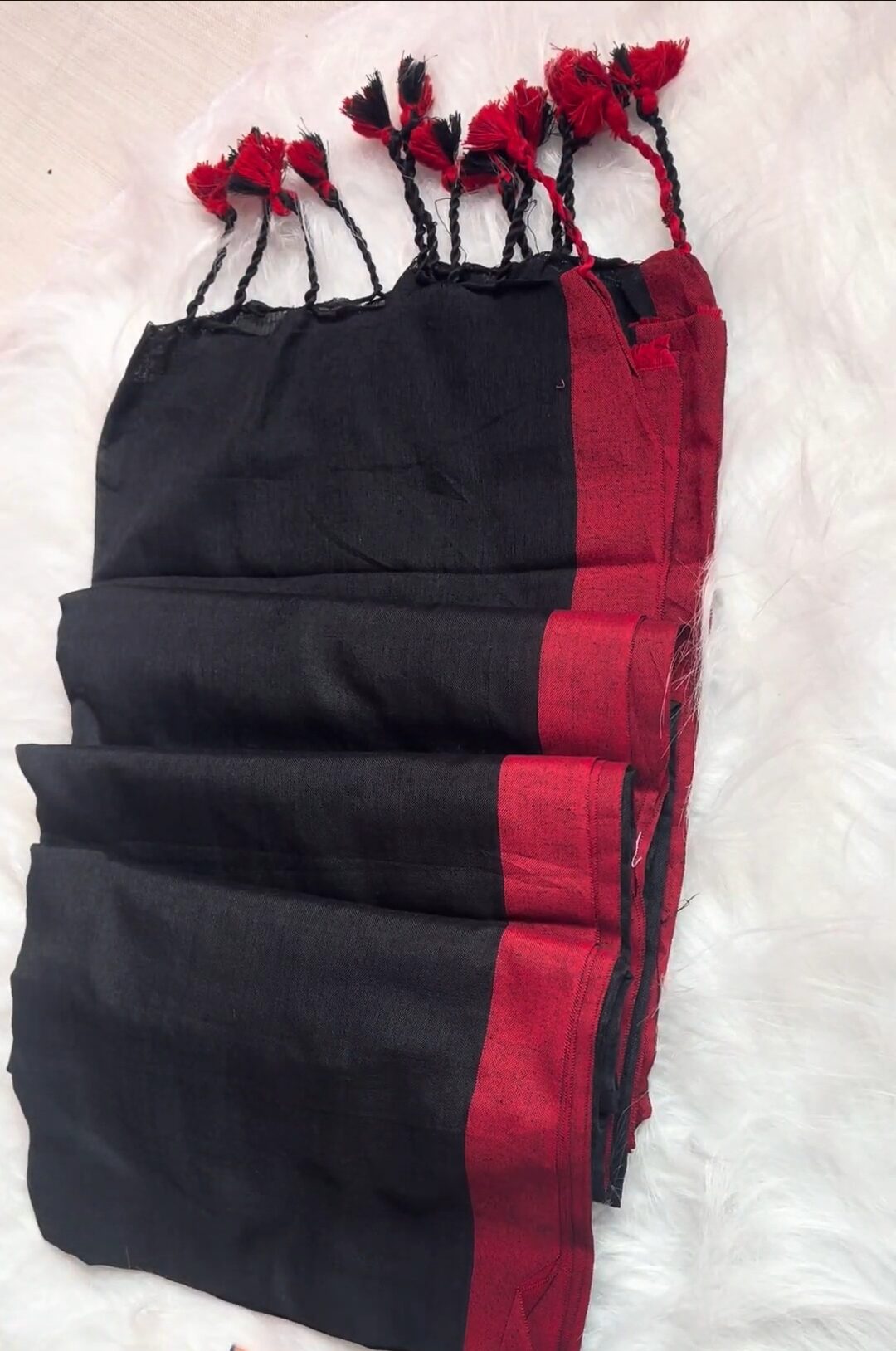 khadi cotton plain saree