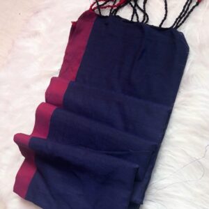 khadi cotton plain saree