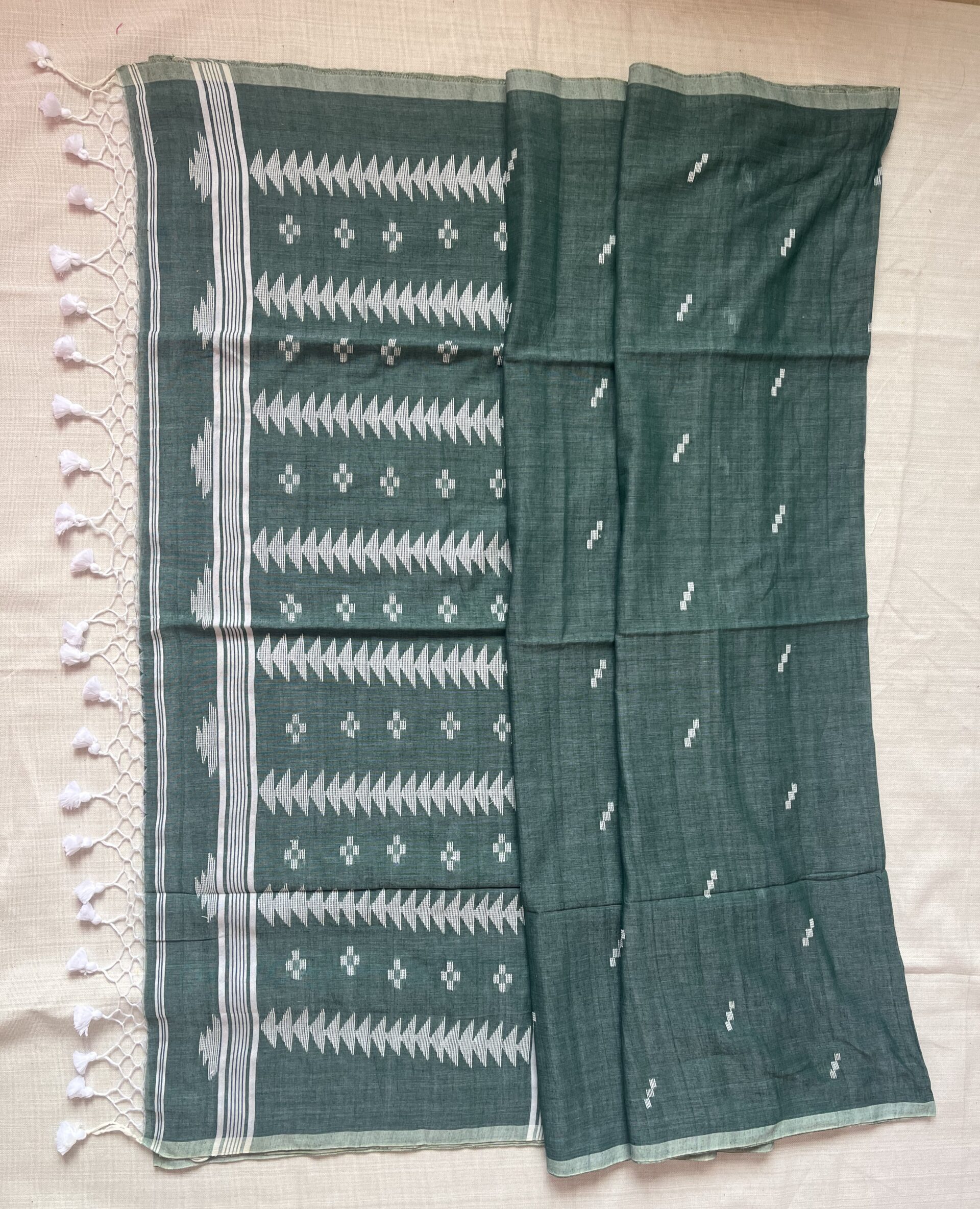 mulmul cotton handowen saree