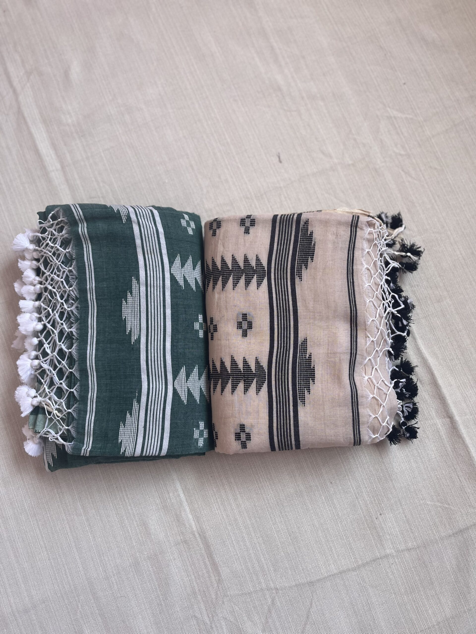 mulmul cotton handowen saree