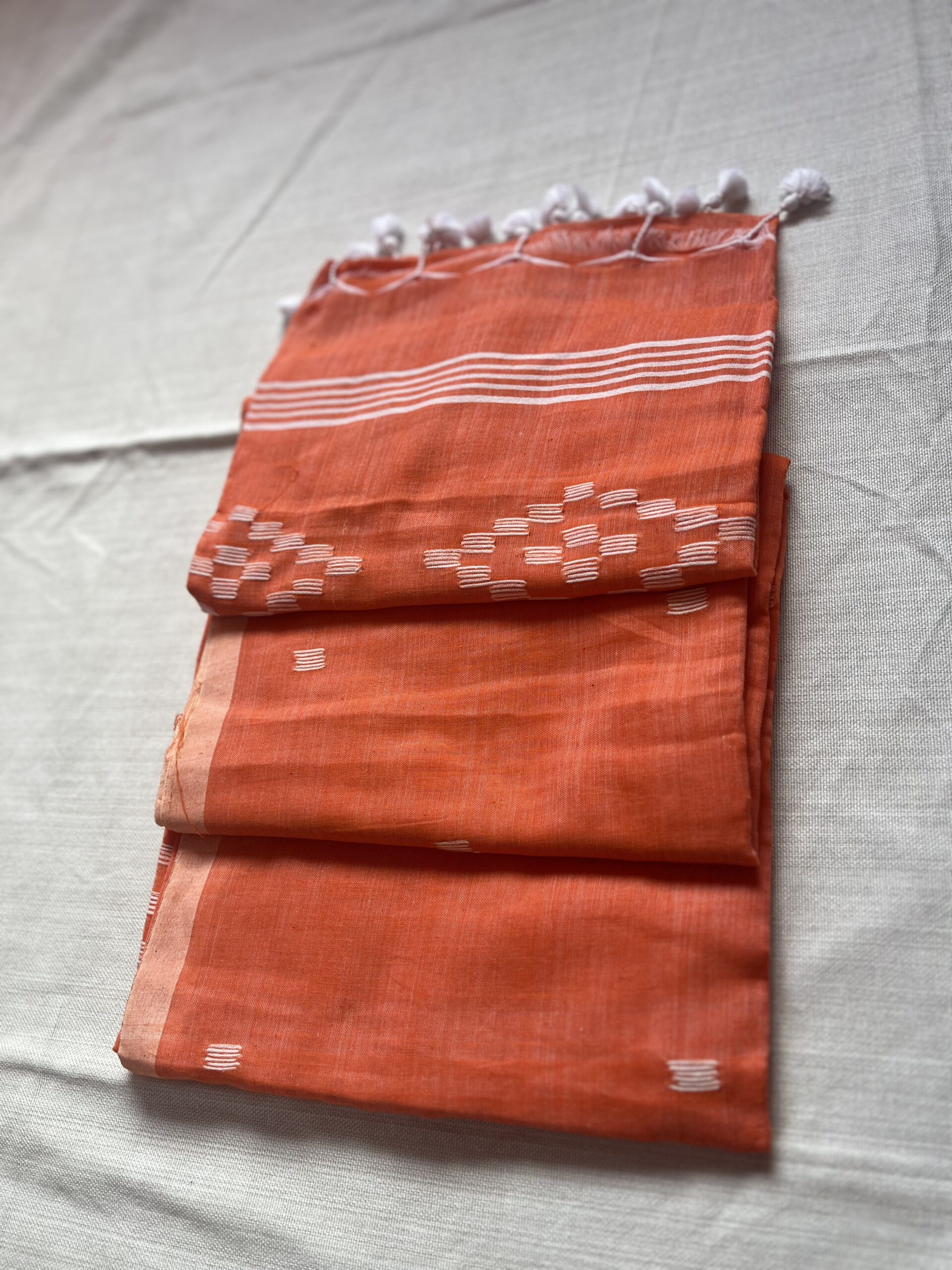 mulmul cotton handowen saree