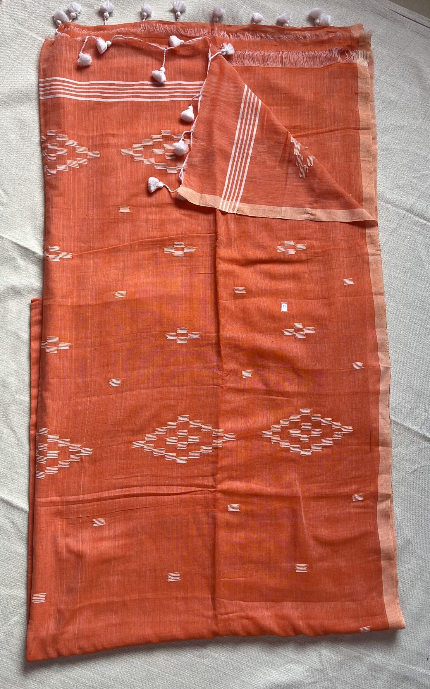 mulmul cotton handowen saree