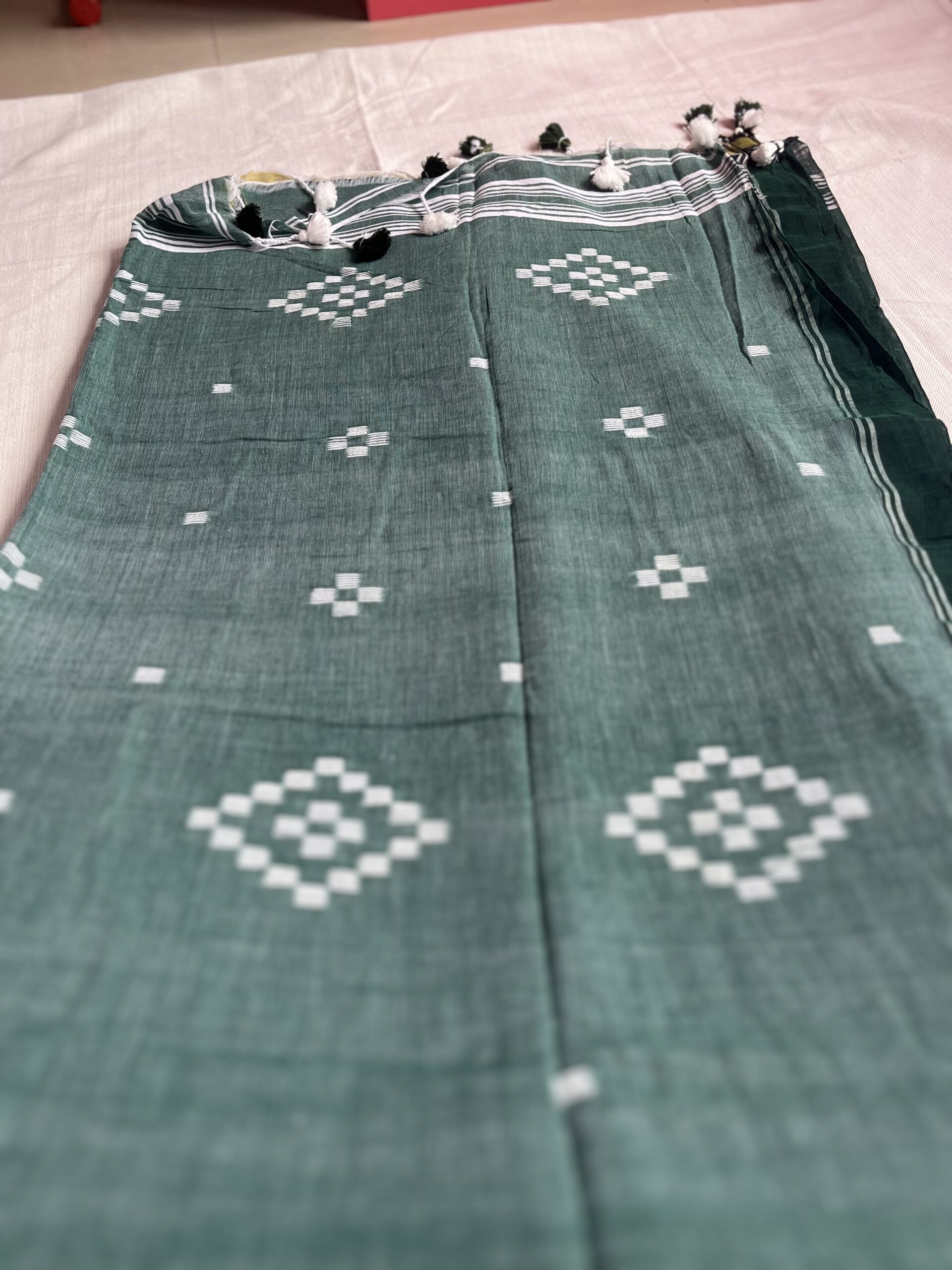 mulmul cotton handowen saree
