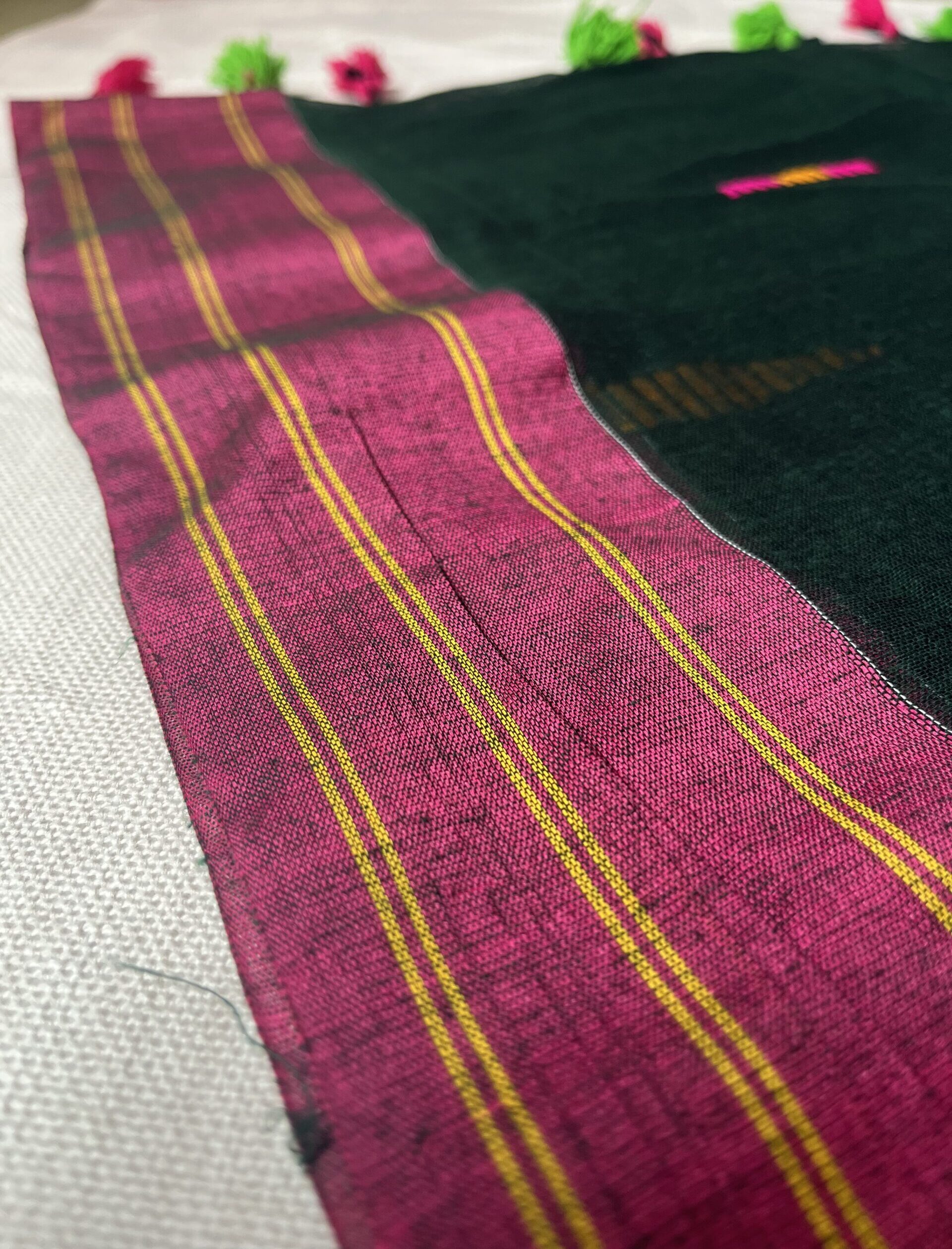 mulmul cotton handowen saree