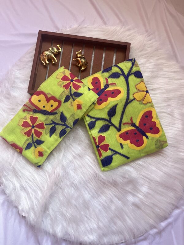 Jamdhani Muslin Cotton Butterfly Pattern Salwar Suits SSJMCB04 - Image 3