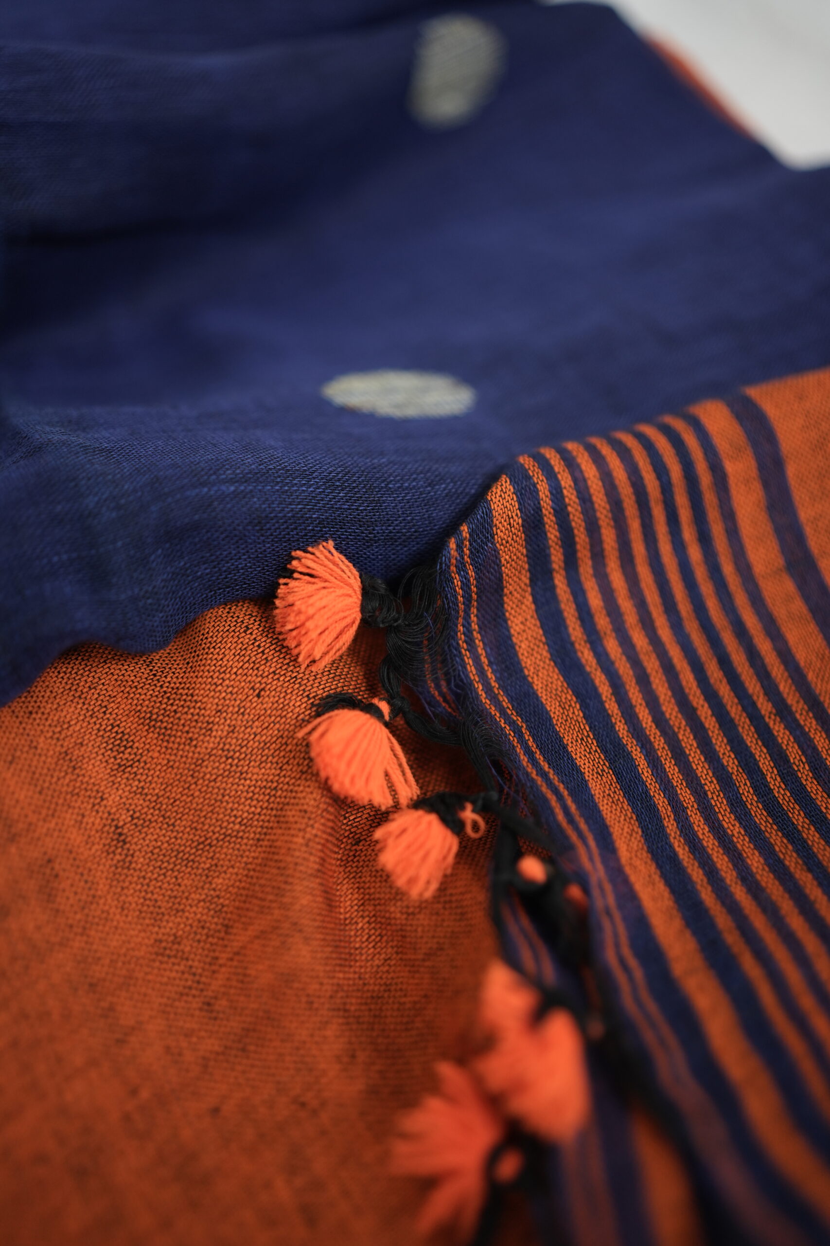 Pure Linen Saree PLBO08 - Image 3