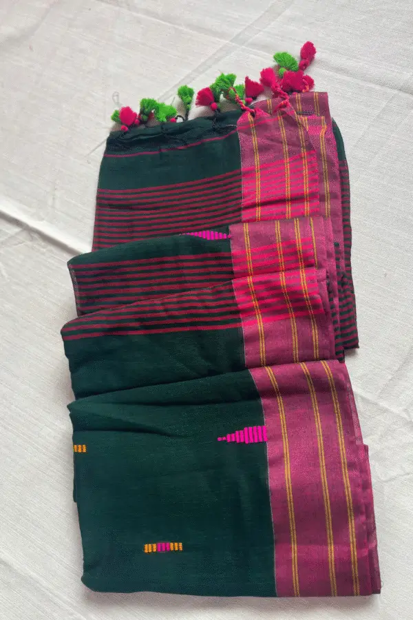 mulmul cotton handowen saree