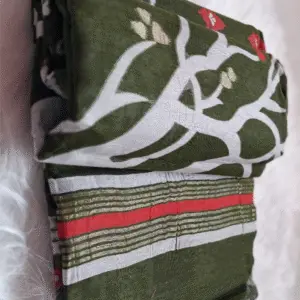 pure cotton jamdhani saree