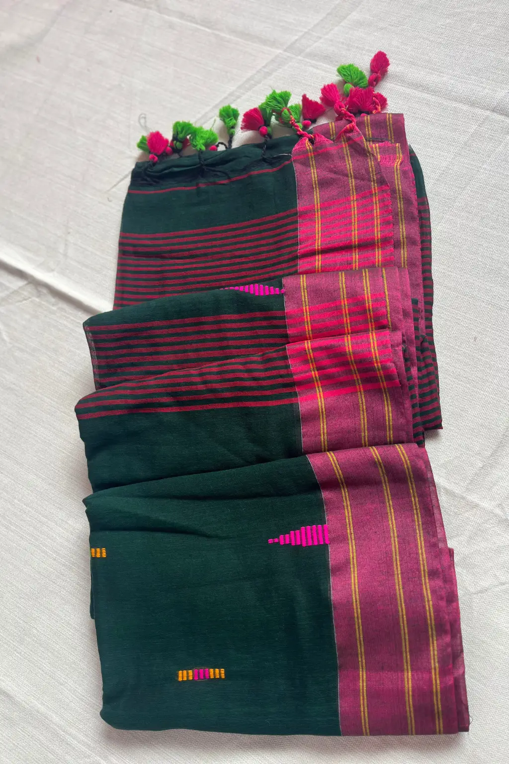 mulmul cotton handowen saree