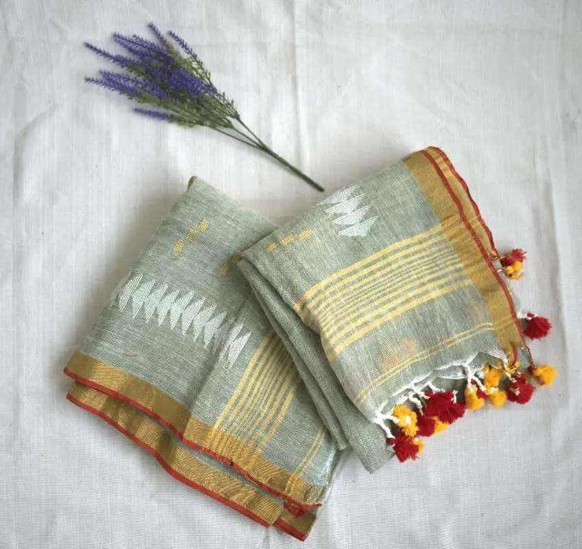 Pure Linen Salwar Suits SSPL12 - Image 4