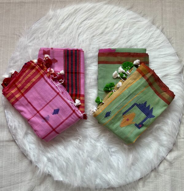pink green