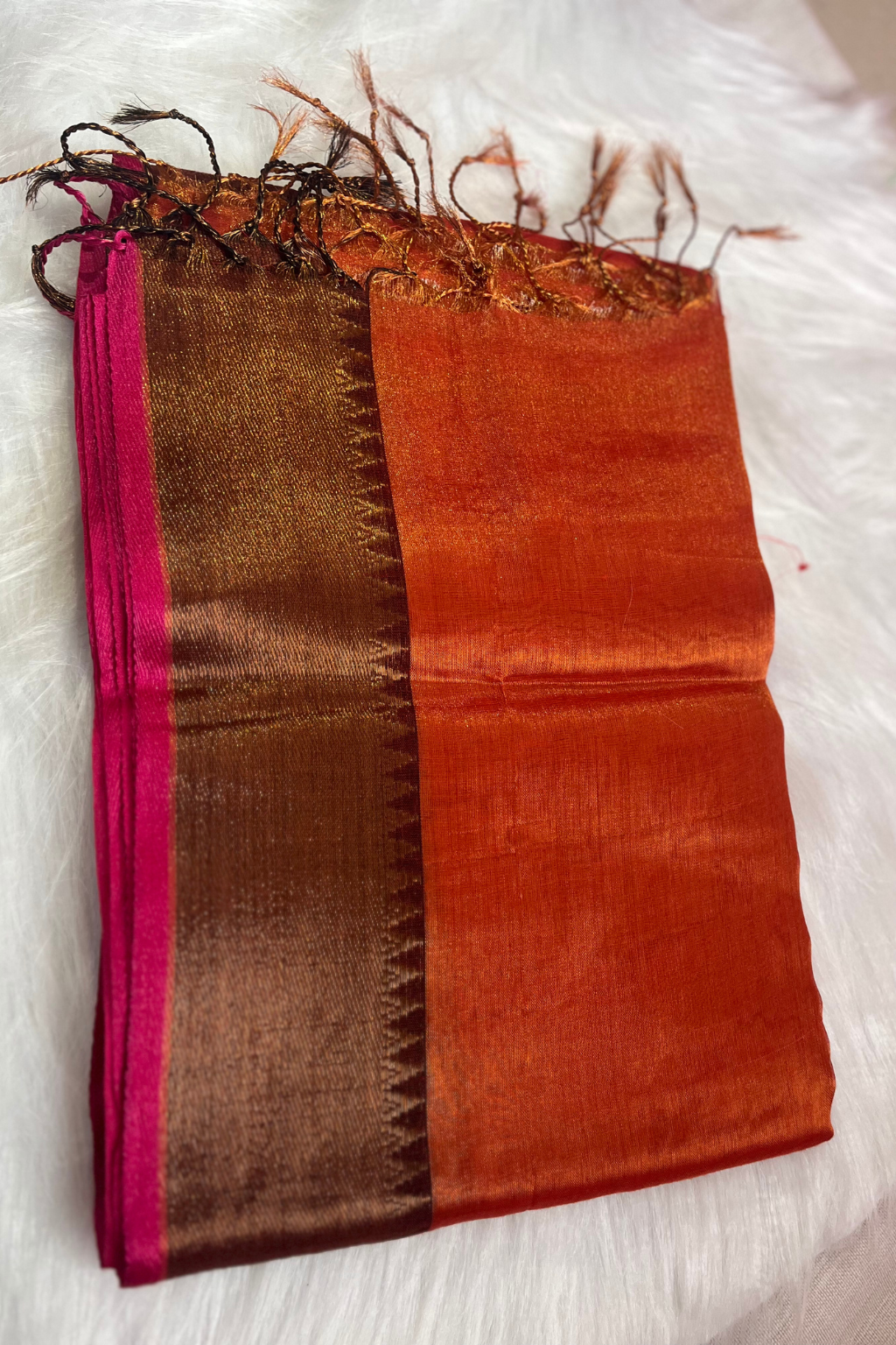 tissue cotton saree