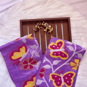 Jamdhani Muslin Cotton Butterfly Pattern Salwar Suits SSJMCB04