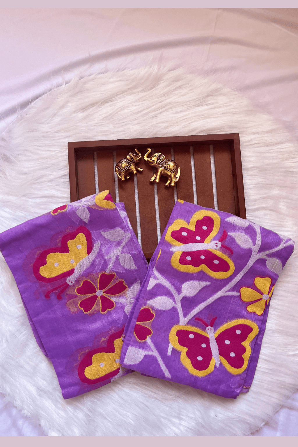 Jamdhani Muslin Cotton Butterfly Pattern Salwar Suits SSJMCB04