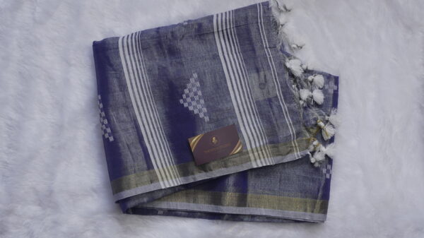 Tissue Cotton Jamdhani Saree TCJ05 - Image 5