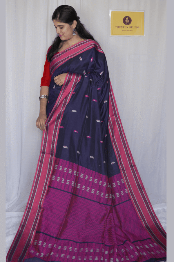 Pure Cotton With Handloom Pallu Sarees PCHP07
