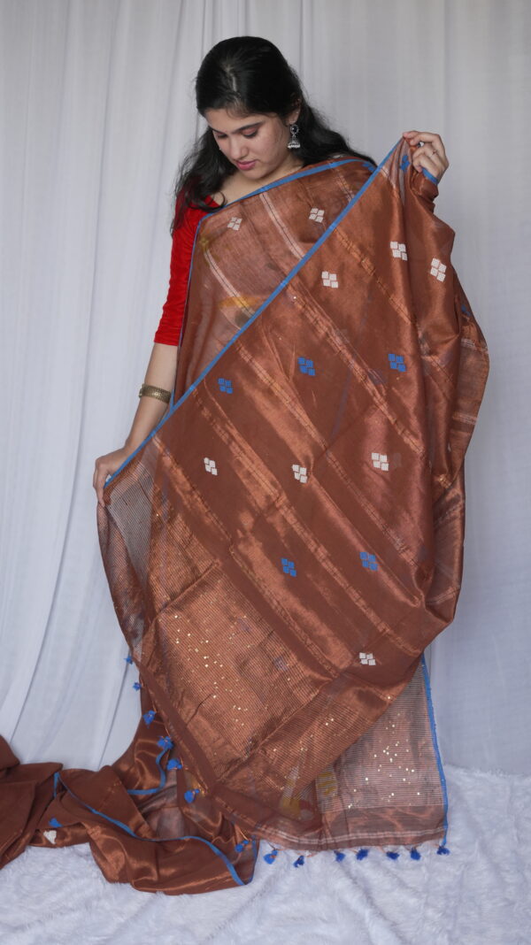 metallic brown