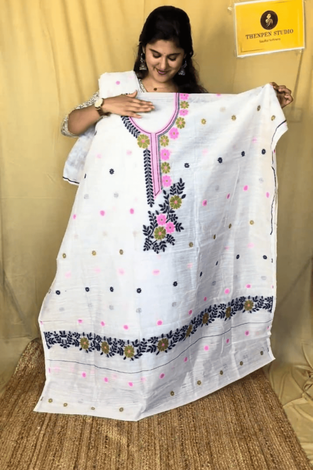 white salwar